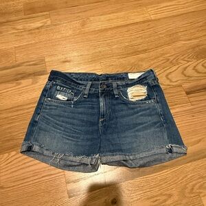 rag & bone Blue Jean Shorts